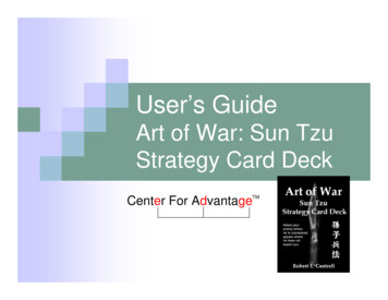 Art Of War Sun Tzu Strategy Card Deck User's Guide