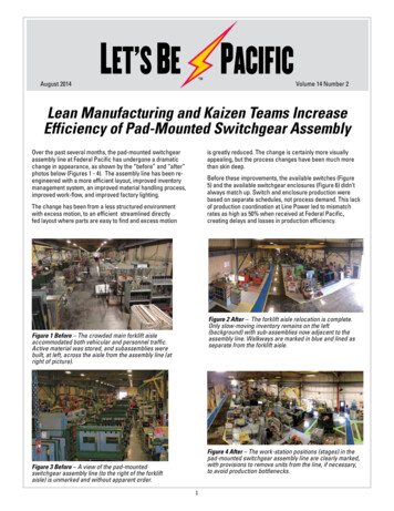 Lean Manufacturing And Kaizen - Federal Pacific