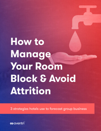 How To Manage Your Room Block & Avoid Attrition - Aventri