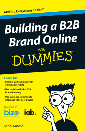 B2B Brand Online For Dummies - IAB