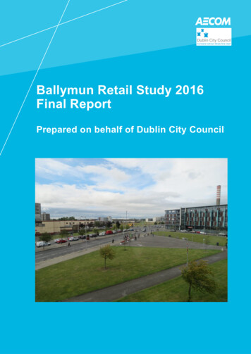 Ballymun Retail Study 2016 Final Report - Dublincity.ie
