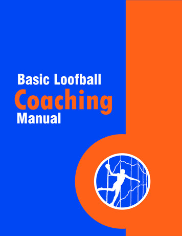 Basic Loofball Coaching Manua - Cloudinary
