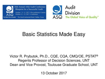 Basic Statistics Made Easy - Rube.asq 