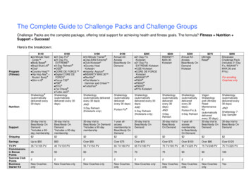 The Complete Guide To Challenge Packs And Challenge Groups
