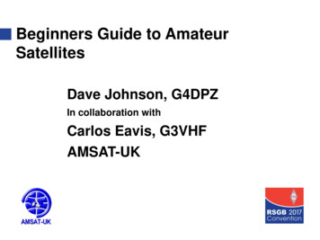 Beginners Guide To Amateur Satellites - WordPress 