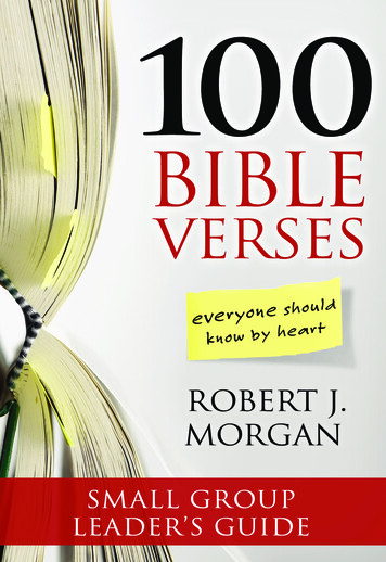 100 Verses EVeryone Should Know By Heart : Study Guide