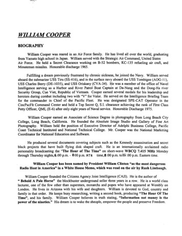 WILLIAM COOPER - Hourofthetime 