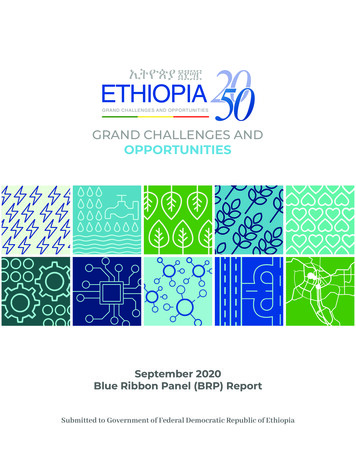 Grand Challenges And Opportunities - Ethiopia2050