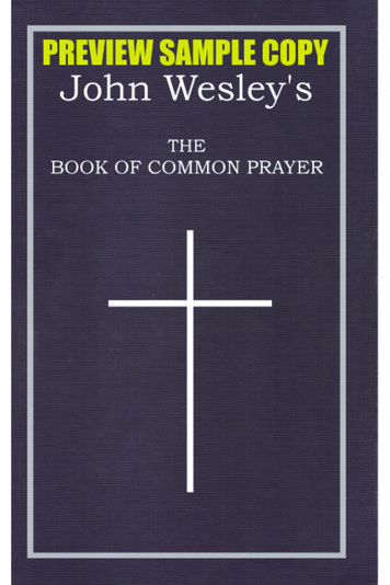 The John Wesley Prayer Collection