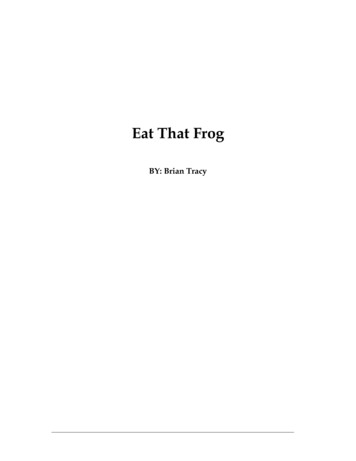 Eat That Frog - Open Computing Facility