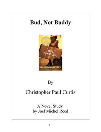 Bud Not Buddy - Reed Novel Studies