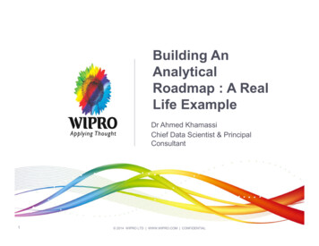 Building An Analytical Roadmap: A Real Life Example