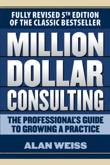 Million Dollar Consulting - McGraw Hill Education
