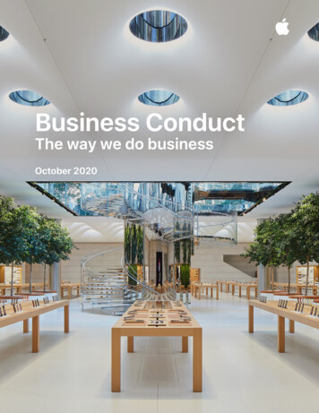 Apple Business Conduct Policy