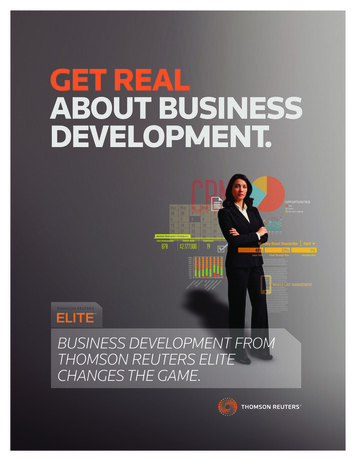 GET REAL ABOUT BUSINESS DEVELOPMENT.