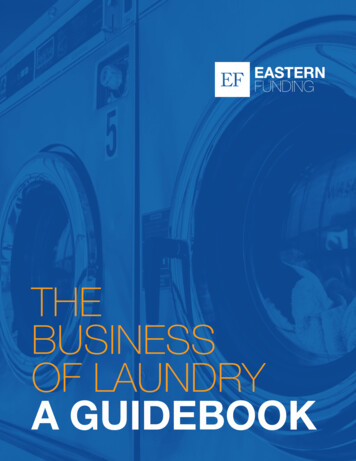 THE BUSINESS OF LAUNDRY A GUIDEBOOK