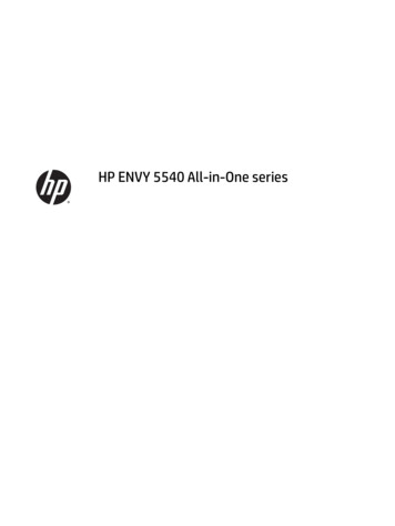 HP ENVY 5540 All-in-One Series