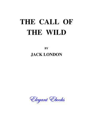 The Call Of The Wild - Ibiblio