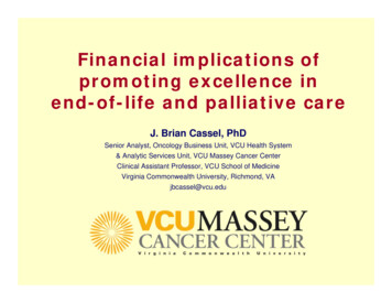 Financial Implications Of Promoting Excellence In End-of-life And .