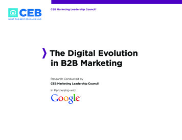 The Digital Evolution In B2B Marketing - DQCOMM