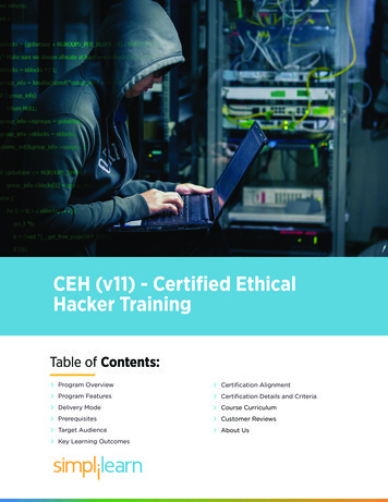 CEH (v11) - Certified Ethical Hacker Training