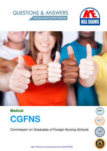 CGFNS Exam Dumps With Real Exam Questions