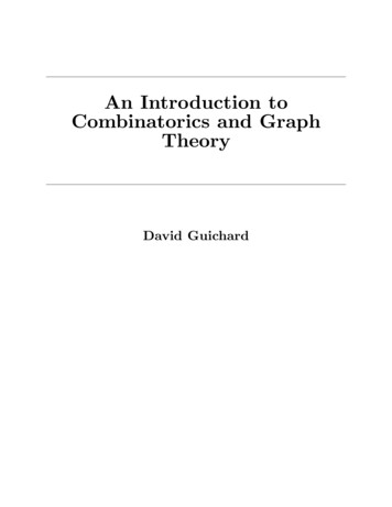 An Introduction To Combinatorics And Graph Theory