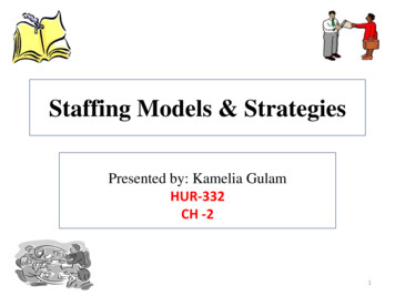 Staffing Models & Strategies - UJ.EDU.SA