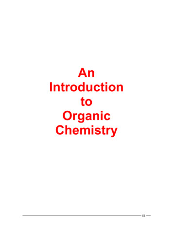 An Introduction To Organic Chemistry