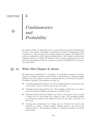 Combinatorics And Probability - Stanford University