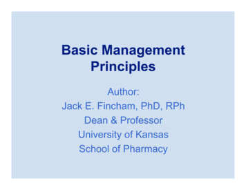 Basic Management Principles - Mercer University