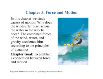 Chapter 5. Force And Motion - Physics & Astronomy