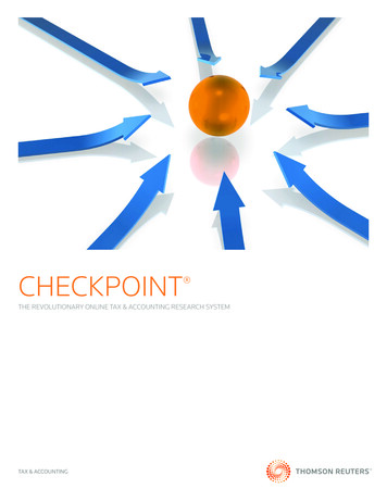 CheCkpoint - Thomson Reuters