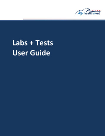 Labs Tests User Guide