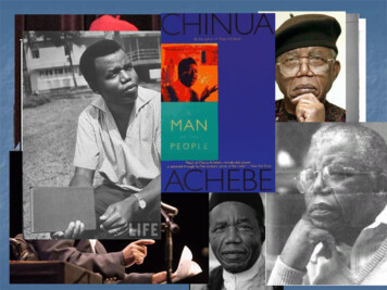 Chinua Achebe - Weebly