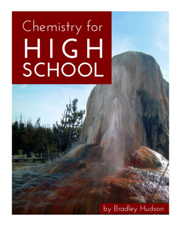 Chemistry For High School
