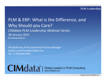 PLM & ERP: What Is The Difference, And Why Should You Care?