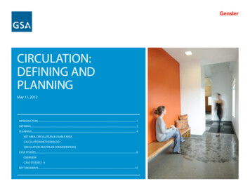 CIRCULATION: DEFINING AND PLANNING