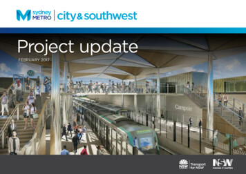 Sydney Metro City & Southwest Project Overview - November 2015