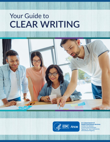 Your Guide To Clear Writing