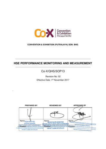 Hse Performance Monitoring And Measurement - Picc