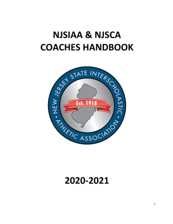 Coaches Handbook 2020-21