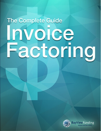 The Complete Guide Invoice Factoring - Bay View Funding