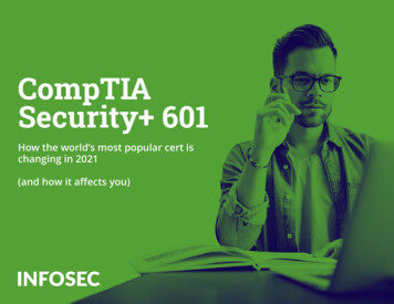 CompTIA Security 601 - IT & Security Education .