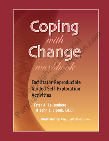 Coping With Change Introduction Coping With Change With .