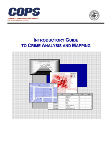 Introductory Guide To Crime Analysis And Mapping