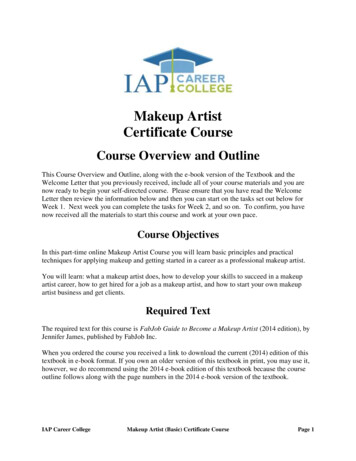Makeup Artist Certificate Course