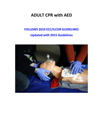 CPR With AED First AId - National CPR Association