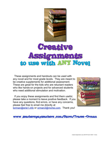 Creative Assignments