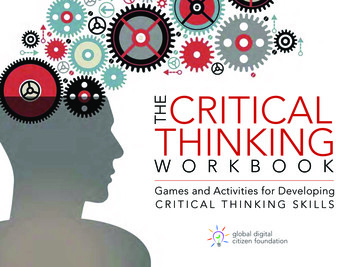 THE CRITICAL THINKING
